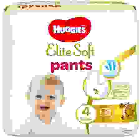 Scutece Pants Elite Soft Convi Pack, nr 4, 9-14 kg, 21 buc, Huggies