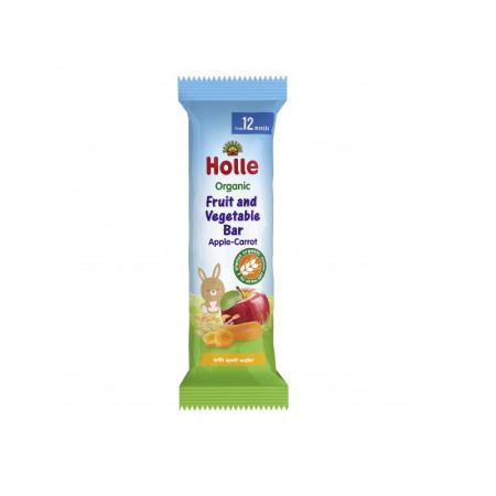 Baton Bio pentru copii cu fructe si legume, 25 gr, Holle