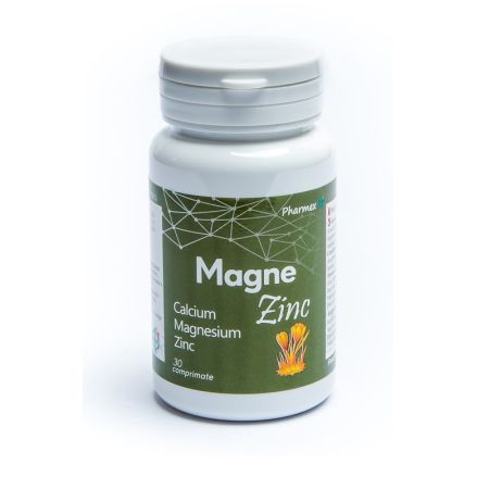Calciu Magne Zinc, 30 capsule, Pharmex