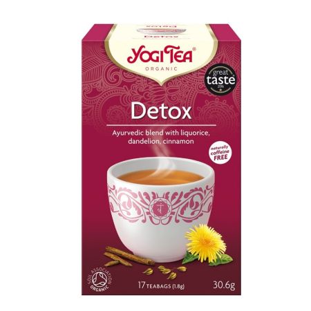 Ceai detoxifiant, 17 plicuri, Yogi Tea