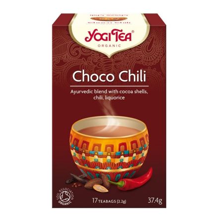 Ceai Eco, Choco Chilli, 17 plicuri, YT410804, Yogi Tea