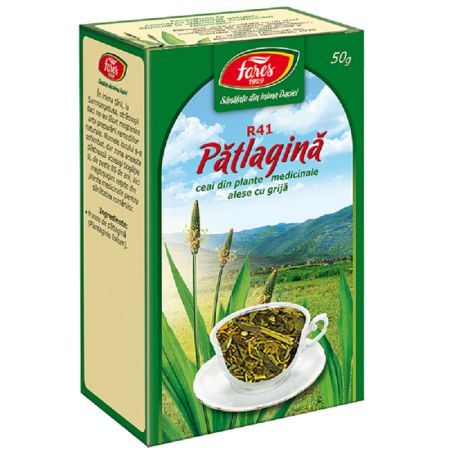 Ceai de patlagina, 50 g, Fares