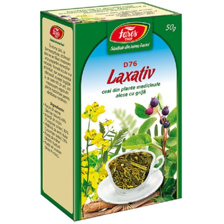 Ceai laxativ, 50 g, Fares