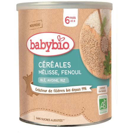 Cereale Eco cu lamaie si fenicul, 220 gr, Babybio