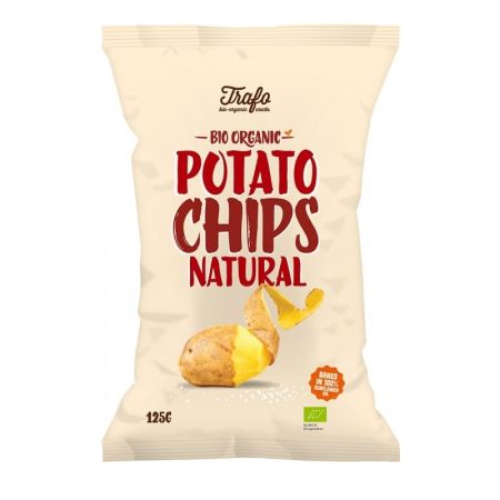 Chips Bio din cartof, 125 g, Trafo