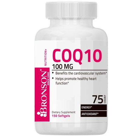 Coenzima Q10 100 mg, 150 capsule, Bronson Laboratories