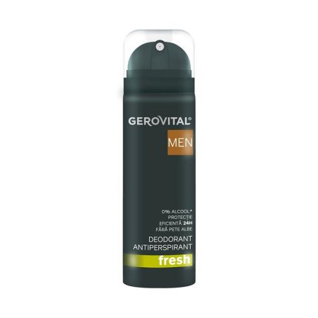 Deodorant antiperspirant Men, 150ml, Fresh, Gerovital