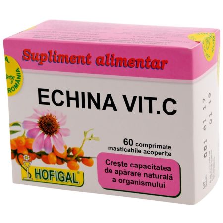 Echina Vitamina C, 60 capsule, Hofigal