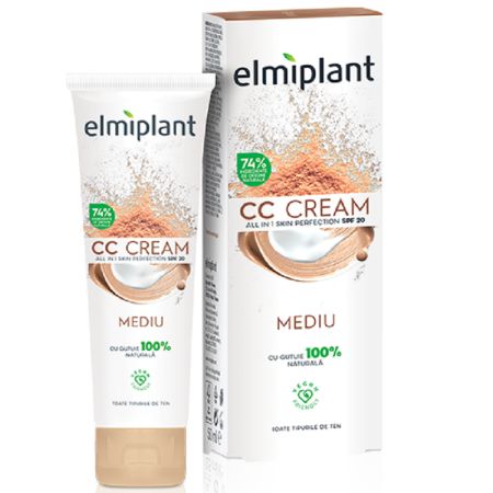 Crema CC Skin Moist, Mediu, 50 ml, Elmiplant