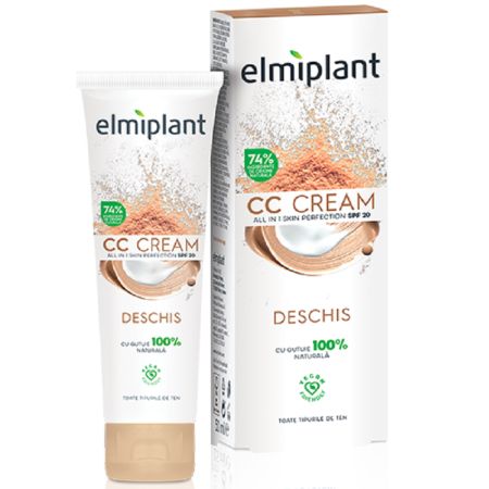 Fond de ten Cream CC Skin Moisture, Nuanta deschisa, 50 ml, Elmiplant