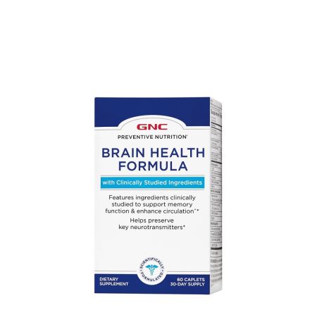 Formula pentru sanatatea sistemului nervos, Brain Health, 60 capsule, GNC