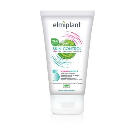 Gel exfoliant masca Skin Control 3in1, 150 ml, Elmiplant