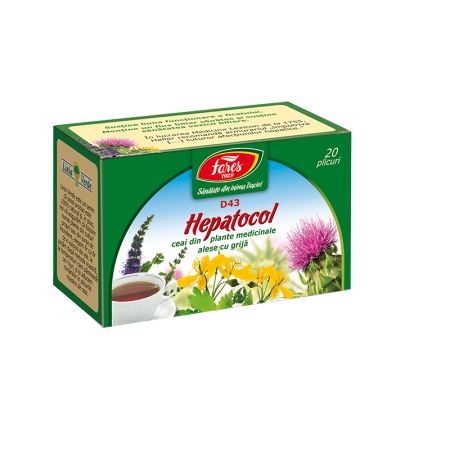 Ceai hepatocol, 20 plicuri, Fares
