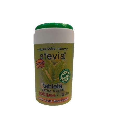 Indulcitor Stevia Extra dulce, 300 tablete, Naturking