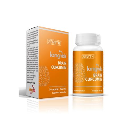 Longvida Brain Curcumin, 500 mg, 30 cps, Zenyth