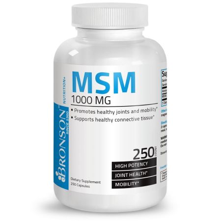 Msm, 1000 mg, 250 capsule, Bronson