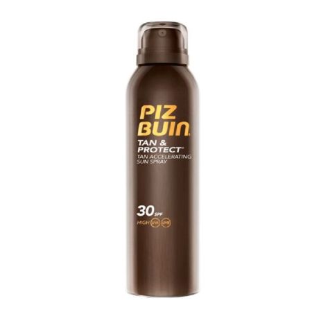 Lotiune spray pentru bronzare accelerata si protectie a bronzului, spf 30, 150 ml, Piz Buin
