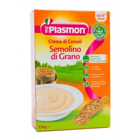 Cereale gris crema, + 4 luni, 230g, Plasmon