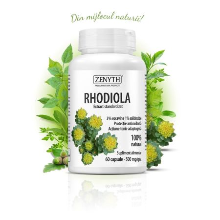Rhodiola extract, 500 mg, 60 capsule, Zenyth