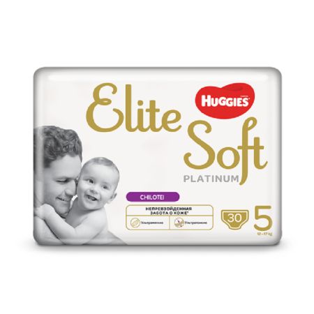 Scutece Elite Soft Pants Platinum Mega Nr.5, 12-17 Kg, 30 buc, Huggies