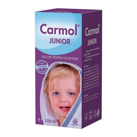 Solutie pentru uz extern Carmol junior, 100 ml, Biofarm