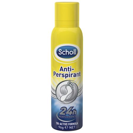 Spray antiperspirant pentru picioare Tri Active, 150 ml, Scholl
