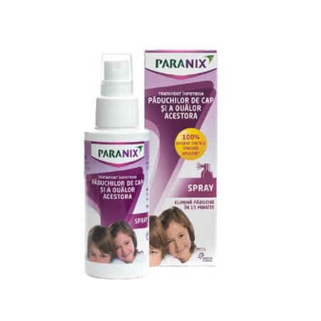 Spray tratament impotriva paduchilor de cap, 100 ml, Paranix