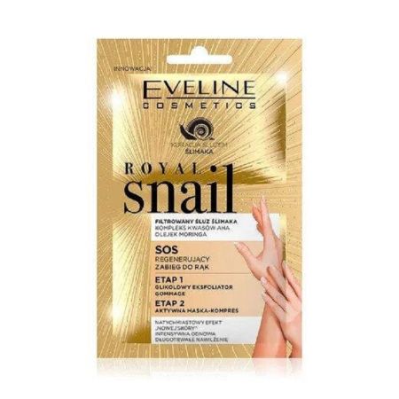 Terapie de regenerare pentru maini Royal Snail, 2 x 6ml, Eveline