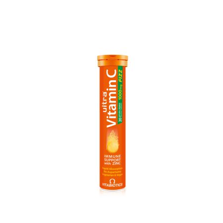 Ultra Vitamina C 1000 Mg Fizz, 20 tablete efervescente, Vitabiotics