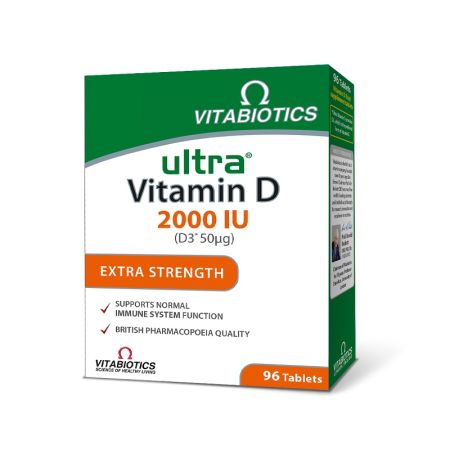 Ultra vitamina D 2000 IU, 96 tablete, Vitabiotics