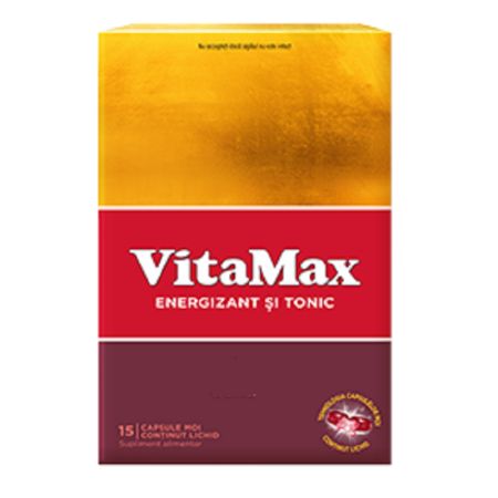Energizant si Tonic, 15 capsule, VitaMax