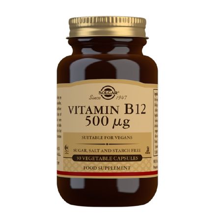 Vitamina B12, 500µg, 50 capsule, Solgar