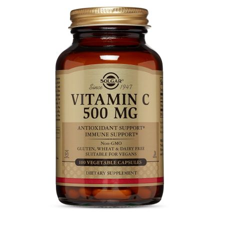 Vitamina C, 500 mg, 100 capsule, Solgar