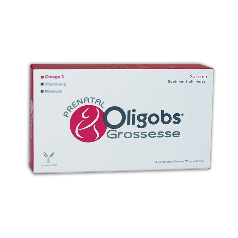 Oligobs Prenatal Omega 3, 30 comprimate + 30 capsule, Laboratoire CCD