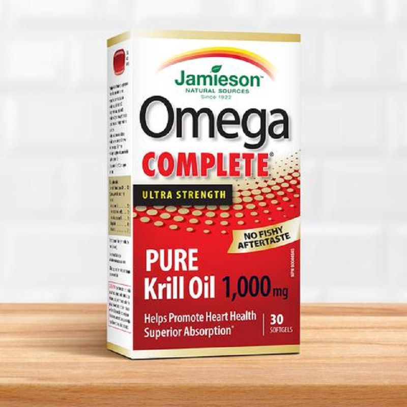 Omega 3 complet super krill 1000 mg, 30 capsule moi, Jamieson