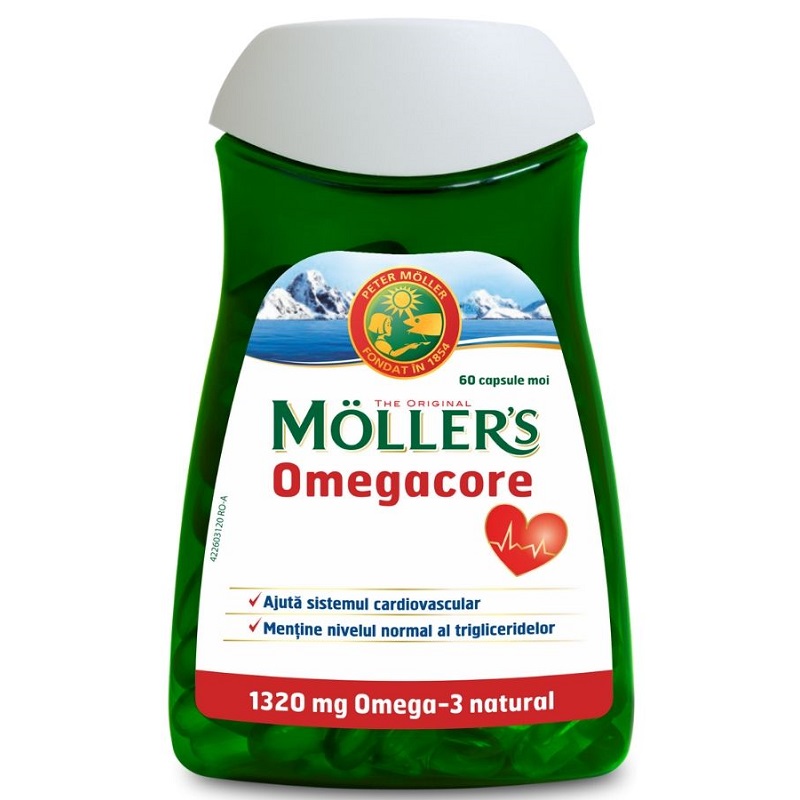 Omega 3 Forte, capsule, Moller's : Farmacia Tei online
