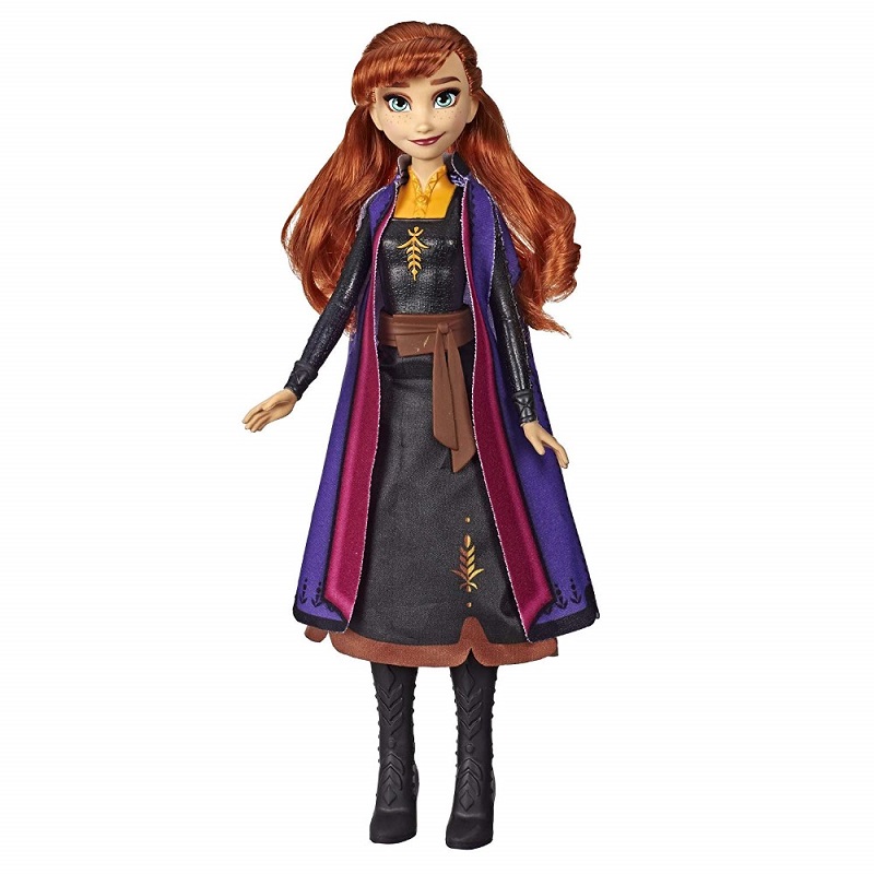 Papusa Anna cu rochita de toamna, Frozen, Disney