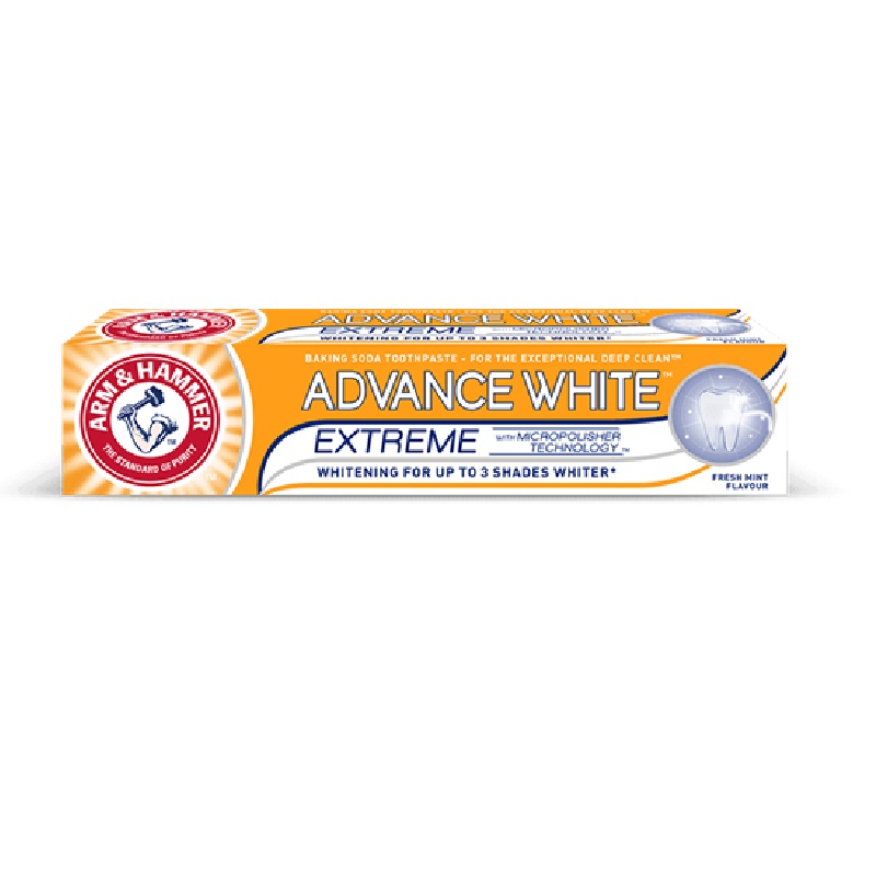 Pasta de dinti Advance White Extrem Whitening, 75 ml, Arm Hammer