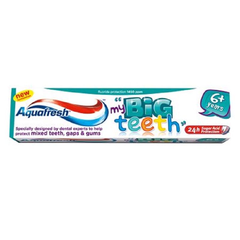 Pasta de dinti My Big Teeth, +6 ani, 50 ml, Aquafresh