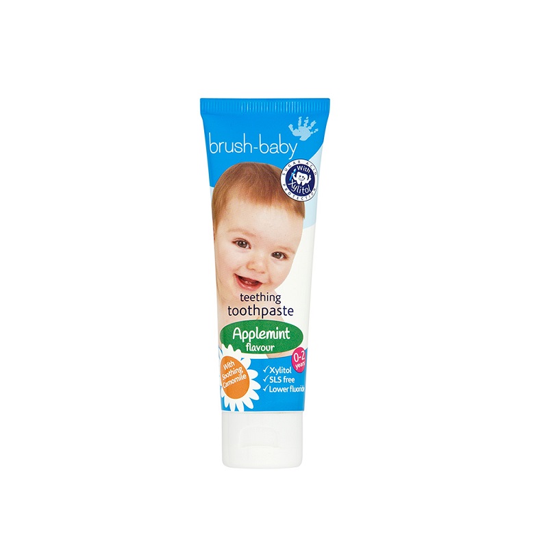 Pasta de dinti Teething Toothpaste, 0-2 ani, 50 ml, Brush Baby