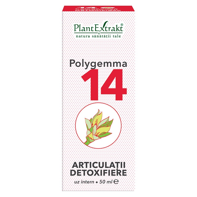 Polygemma 14, Articulatii detoxifiere, 50 ml, Plant Extrakt
