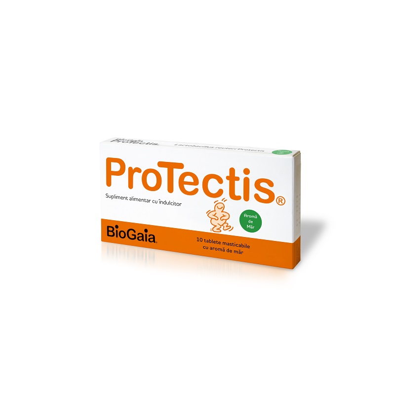 Protectis cu aroma de mar, 10 tablete masticabile, BioGaia