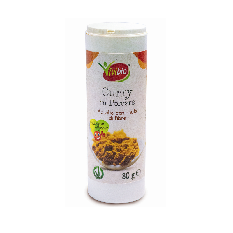 Pudra de Curry Bio, 80 gr, Vivibio