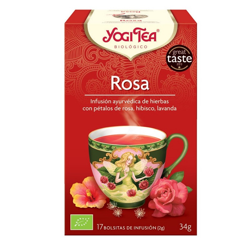 Rose ceai de trandafir, 17 plicuri, Yogi Tea