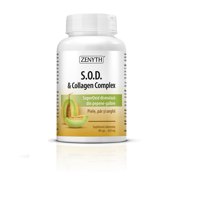 S.O.D&Colagen Complex, 650mg, 80cps, Zenyth