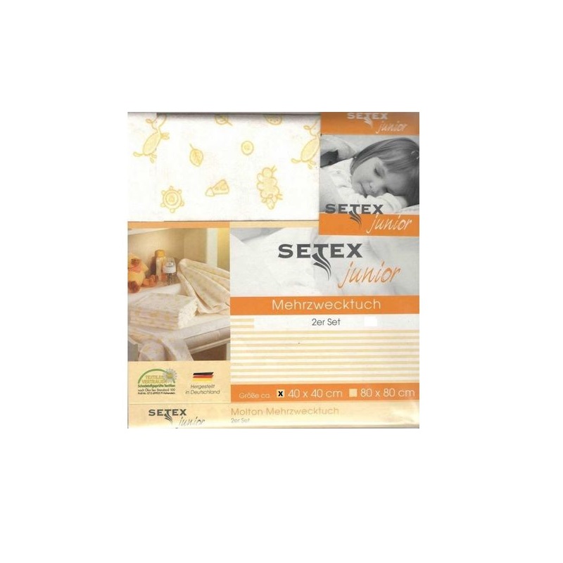 Set 2 scutece multifunctional, 40x40 cm, Setex