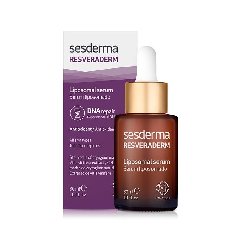 Serum antioxidant pentru toate tipurile de piele Resveraderm Antiox, 30 ml, Sesderma