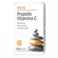 Propolis Vitamina C, 40 capsule, Alevia