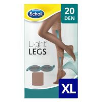 Ciorapi compresivi, Light Legs, 20 DEN Bej, marime XL, Scholl