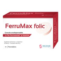 FerruMax folic, 20 plicuri, Solacium Pharma